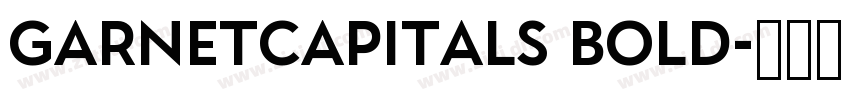 GarnetCapitals Bold字体转换